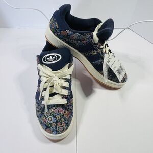 Adidas x Liberty London Campus Originals 00 Floral Blue NWT Size Jr7 / Wm8-8.5